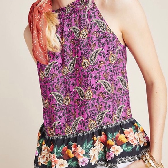 Anthropologie Tops - 𝐻𝒫💐✨Anthropologie Farm Rio Claudette Blouse✨